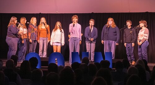 Fall Weekend A Cappella Concert Friday, September 26, 2025 on Tempel Green. (Connecticut College photos by Edward Harrison)