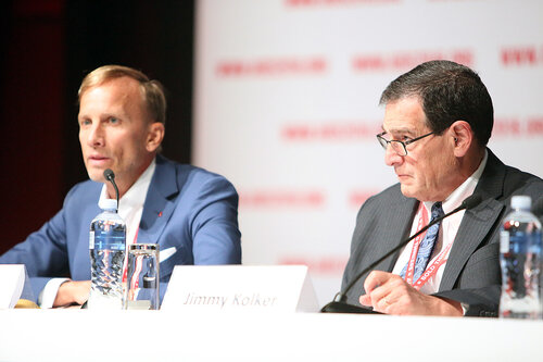 21st International AIDS Conference (AIDS 2016), Durban, South Africa.
Opportunities for and Challenges to Sustainable Financing of the AIDS Response
Symposia Session
Wednesday 20 July : Venue -Session Room 11
CO-CHAIRS:
Mark Dybul, The Global Fund to Fight AIDS, Tuberculosis and Malaria, Switzerland 
Jimmy Kolker, U.S. Department of Health and Human Services (HHS), United States 
Photo©International AIDS Society/Abhi Indrarajan