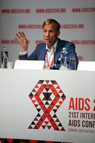 21st International AIDS Conference (AIDS 2016), Durban, South Africa.
Opportunities for and Challenges to Sustainable Financing of the AIDS Response
Symposia Session
Wednesday 20 July : Venue -Session Room 11
CO-CHAIR:
Mark Dybul, The Global Fund to Fight AIDS, Tuberculosis and Malaria, Switzerland 
Photo©International AIDS Society/Abhi Indrarajan