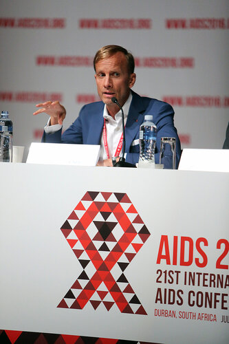 21st International AIDS Conference (AIDS 2016), Durban, South Africa.
Opportunities for and Challenges to Sustainable Financing of the AIDS Response
Symposia Session
Wednesday 20 July : Venue -Session Room 11
CO-CHAIR:
Mark Dybul, The Global Fund to Fight AIDS, Tuberculosis and Malaria, Switzerland 
Photo©International AIDS Society/Abhi Indrarajan