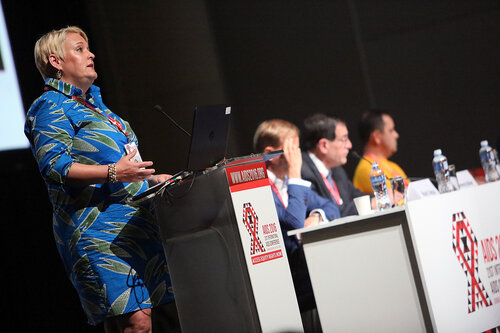 21st International AIDS Conference (AIDS 2016), Durban, South Africa.
Opportunities for and Challenges to Sustainable Financing of the AIDS Response
Symposia Session
Wednesday 20 July : Venue -Session Room 11
Christine Stegling, International HIV/AIDS Alliance, United Kingdom 
Photo©International AIDS Society/Abhi Indrarajan