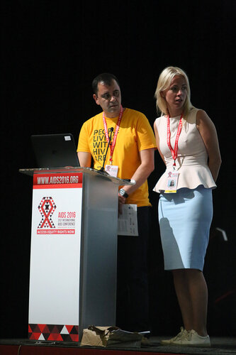 21st International AIDS Conference (AIDS 2016), Durban, South Africa.
Opportunities for and Challenges to Sustainable Financing of the AIDS Response
Symposia Session
Wednesday 20 July : Venue -Session Room 11
Volodymyr Zhovtyak, East Europe and Cental Asia Union of PLWH, Ukraine 
Photo©International AIDS Society/Abhi Indrarajan