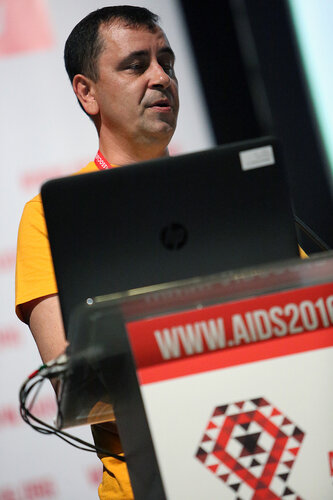 21st International AIDS Conference (AIDS 2016), Durban, South Africa.
Opportunities for and Challenges to Sustainable Financing of the AIDS Response
Symposia Session
Wednesday 20 July : Venue -Session Room 11
Volodymyr Zhovtyak, East Europe and Cental Asia Union of PLWH, Ukraine 
Photo©International AIDS Society/Abhi Indrarajan