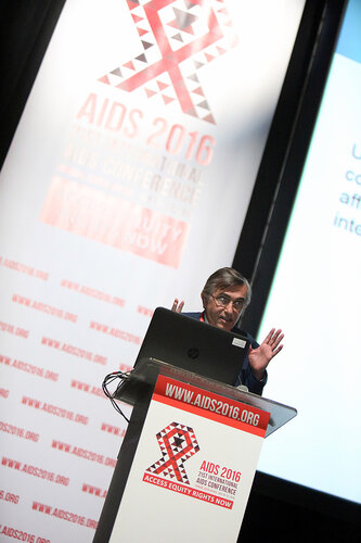 21st International AIDS Conference (AIDS 2016), Durban, South Africa.
Opportunities for and Challenges to Sustainable Financing of the AIDS Response
Symposia Session
Wednesday 20 July : Venue -Session Room 11
Philippe Douste-Blazy, Special Advisor to the United Nations Secretary-General on Innovative Finance for Development, France 
Photo©International AIDS Society/Abhi Indrarajan
