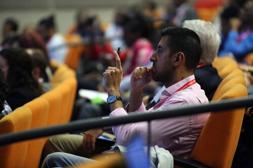 21st International AIDS Conference (AIDS 2016), Durban, South Africa.
Opportunities for and Challenges to Sustainable Financing of the AIDS Response
Symposia Session
Wednesday 20 July : Venue -Session Room 11
Audience
Photo©International AIDS Society/Abhi Indrarajan