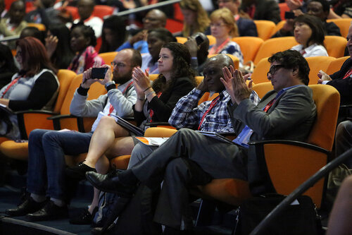 21st International AIDS Conference (AIDS 2016), Durban, South Africa.
Opportunities for and Challenges to Sustainable Financing of the AIDS Response
Symposia Session
Wednesday 20 July : Venue -Session Room 11
Audience
Photo©International AIDS Society/Abhi Indrarajan