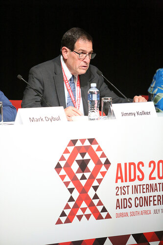 21st International AIDS Conference (AIDS 2016), Durban, South Africa.
Opportunities for and Challenges to Sustainable Financing of the AIDS Response
Symposia Session
Wednesday 20 July : Venue -Session Room 11
CO-CHAIR:
Jimmy Kolker, U.S. Department of Health and Human Services (HHS), United States 
Photo©International AIDS Society/Abhi Indrarajan