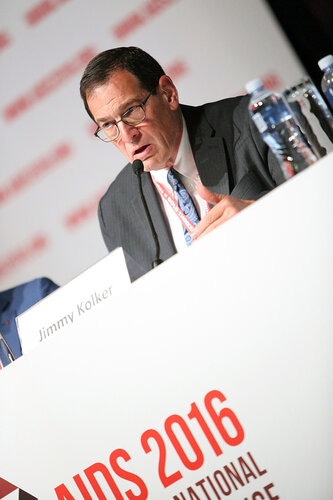 21st International AIDS Conference (AIDS 2016), Durban, South Africa.
Opportunities for and Challenges to Sustainable Financing of the AIDS Response
Symposia Session
Wednesday 20 July : Venue -Session Room 11
CO-CHAIR:
Jimmy Kolker, U.S. Department of Health and Human Services (HHS), United States 
Photo©International AIDS Society/Abhi Indrarajan