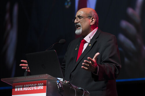 Accelerating the Decline of the Burden and Incidence of HIV in Sub-Saharan Africa (WESS01) Special Session.
Salim Abdool Karim, Centre for the AIDS Programme of Research in South Africa (CAPRISA), 20 July, 2016.
Photo©International AIDS Society/Rogan Ward