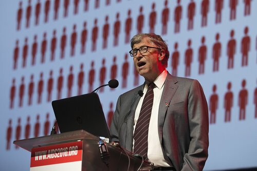 Accelerating the Decline of the Burden and Incidence of HIV in Sub-Saharan Africa (WESS01) Special Session.
Bill Gates speaks, 20 July, 2016.
Photo©International AIDS Society/Rogan Ward
