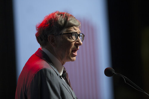 Accelerating the Decline of the Burden and Incidence of HIV in Sub-Saharan Africa (WESS01) Special Session.
Bill Gates speaks, 20 July, 2016.
Photo©International AIDS Society/Rogan Ward