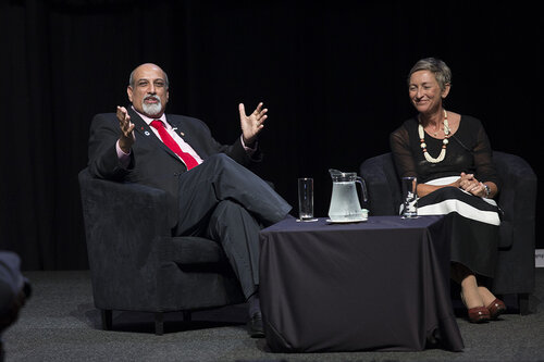 Accelerating the Decline of the Burden and Incidence of HIV in Sub-Saharan Africa (WESS01) Special Session.
Salim Abdool Karim, Centre for the AIDS Programme of Research in South Africa (CAPRISA), 20 July, 2016.
Photo©International AIDS Society/Rogan Ward