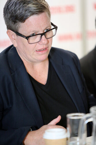 21st International AIDS Conference (AIDS 2016), Durban, South Africa.
Wednesday 20 July : Venue DURBAN ICC - Press Conference Room 2 (In Media Centre)
Official Press Conference : Scaling up HIV Treatment in the Developing World
Sharonann Lynch
Photo©International AIDS Society/Abhi Indrarajan