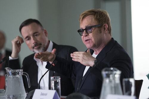 21st International AIDS Conference (AIDS 2016), Durban, South Africa.
Press Conference: Elton John and PEPFAR
Sir Elton John , 20 July, 2016.
Photo©International AIDS Society/Rogan Ward