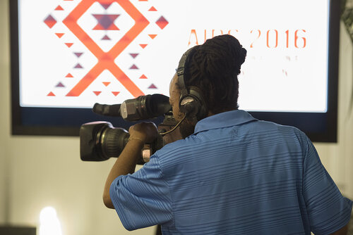 21st International AIDS Conference (AIDS 2016), Durban, South Africa.
Photo shows the PEPFAR and Elton John AIDS Foundation Press Conference.
Photo©International AIDS Society/Steve Forrest/Workers' Photos