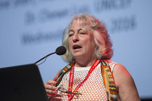 21st International AIDS Conference (AIDS 2016), Durban, South Africa.
What is our goal? (WEPL0101)
Professor Lorraine Sherr speaks ahead of the Award Presentation: Prize for Excellence in Research Related to Children Affected by HIV, 20 July, 2016.
Photo©International AIDS Society/Rogan Ward