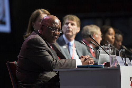 21st International AIDS Conference (AIDS 2016), Durban, South Africa.
What is our goal? (WEPL0102)
Prevention Equity: Uptake of Innovations in Testing, Prevention, Reducing Incidence 
Nittaya Phanuphak, Thai Red Cross AIDS Research Centre, Thailand speaks, 20 July, 2016.
Photo©International AIDS Society/Rogan Ward