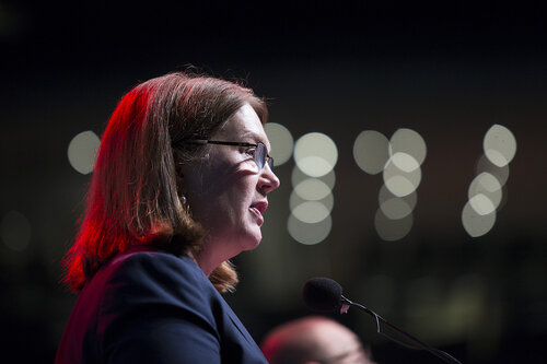 21st International AIDS Conference (AIDS 2016), Durban, South Africa.
What is our goal? (WEPL01)
Jane Philpott speaks, 20 July, 2016.
Photo©International AIDS Society/Rogan Ward
