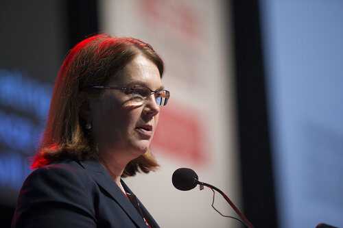 21st International AIDS Conference (AIDS 2016), Durban, South Africa.
What is our goal? (WEPL01)
Jane Philpott speaks, 20 July, 2016.
Photo©International AIDS Society/Rogan Ward