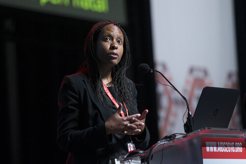 21st International AIDS Conference (AIDS 2016), Durban, South Africa.
What is our goal? (WEPL0106)
Youth Focus: Adolescents at Risk and in the Lead 
Tariro Makadzange, 20 July, 2016.
Photo©International AIDS Society/Rogan Ward