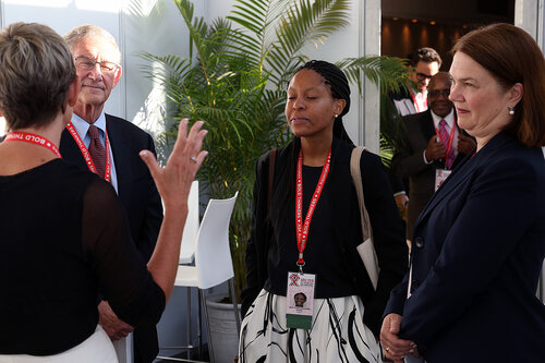 21st International AIDS Conference (AIDS 2016), Durban, South Africa.
Wednesday July 2016, VENUE : Durban ICC (Green Room)
Wednesday Plenary
Backstage Pictures before going onto stage
Photo©International AIDS Society/Abhi Indrarajan
