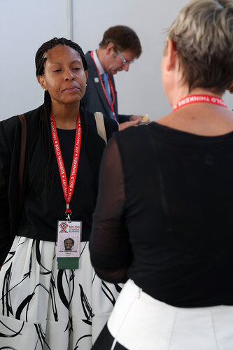 21st International AIDS Conference (AIDS 2016), Durban, South Africa.
Wednesday July 2016, VENUE : Durban ICC (Green Room)
Wednesday Plenary
Backstage Pictures before going onto stage
Photo©International AIDS Society/Abhi Indrarajan