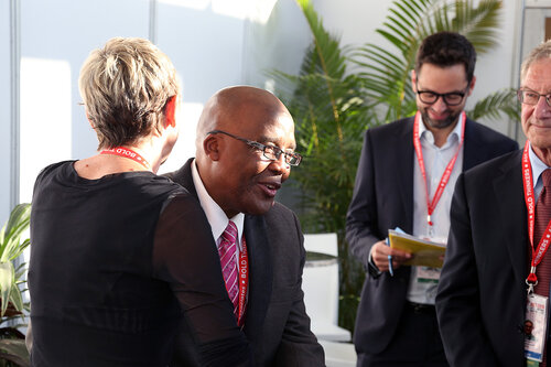 21st International AIDS Conference (AIDS 2016), Durban, South Africa.
Wednesday July 2016, VENUE : Durban ICC (Green Room)
Wednesday Plenary
Backstage Pictures before going onto stage
Photo©International AIDS Society/Abhi Indrarajan