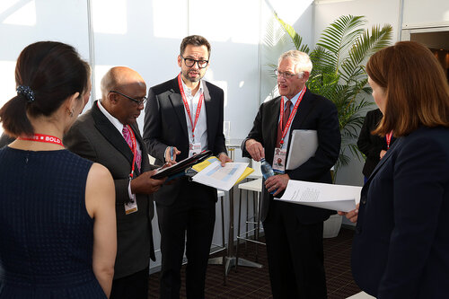 21st International AIDS Conference (AIDS 2016), Durban, South Africa.
Wednesday July 2016, VENUE : Durban ICC (Green Room)
Wednesday Plenary
Backstage Pictures before going onto stage
Photo©International AIDS Society/Abhi Indrarajan