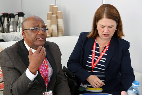 21st International AIDS Conference (AIDS 2016), Durban, South Africa.
Wednesday July 2016, VENUE : Durban ICC (Green Room)
Wednesday Plenary
Backstage Pictures before going onto stage
Photo©International AIDS Society/Abhi Indrarajan