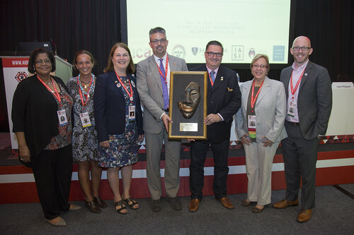 21st International AIDS Conference (AIDS 2016), Durban, South Africa.
The Robert Carr Research Award and Lecture (TUCA14)
 , 19 July, 2016.
Photo©International AIDS Society/Rogan Ward