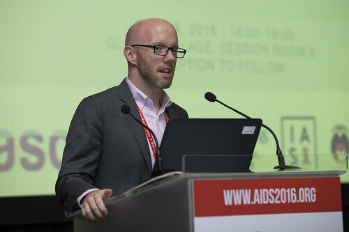 21st International AIDS Conference (AIDS 2016), Durban, South Africa.
The Robert Carr Research Award and Lecture (TUCA14)
Owen Ryan, 19 July, 2016.
Photo©International AIDS Society/Rogan Ward