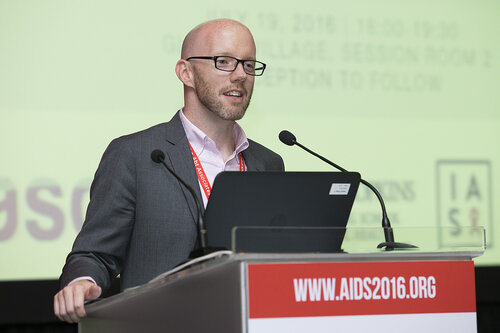 21st International AIDS Conference (AIDS 2016), Durban, South Africa.
The Robert Carr Research Award and Lecture (TUCA14)
Owen Ryan, 19 July, 2016.
Photo©International AIDS Society/Rogan Ward