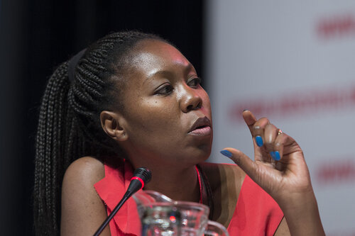 21st International AIDS Conference (AIDS 2016), Durban, South Africa.
Turning the Tide for Adolescent Girls and Young Women: How Realizing Gender Equality and Securing Women’s Human Rights are Essential for Reaching the End of AIDS (TUSY0603)
 Sisonke Msimang, Independent, South Africa, 19 July, 2016.
Photo©International AIDS Society/Rogan Ward