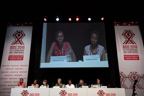 21st International AIDS Conference (AIDS 2016), Durban, South Africa. Photo shows: Turning the Tide for Adolescent Girls and Young Women: How Realizing Gender Equality and Securing Women’s Human Rights are Essential for Reaching the End of AIDS. Photo©International AIDS Society/Marcus Rose