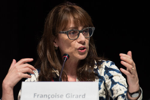 21st International AIDS Conference (AIDS 2016), Durban, South Africa. Photo shows: Turning the Tide for Adolescent Girls and Young Women: How Realizing Gender Equality and Securing Women’s Human Rights are Essential for Reaching the End of AIDS. Speaker: Francoise Girard. Photo©International AIDS Society/Marcus Rose