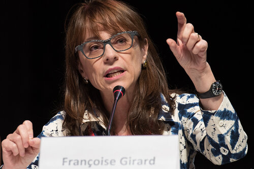 21st International AIDS Conference (AIDS 2016), Durban, South Africa. Photo shows: Turning the Tide for Adolescent Girls and Young Women: How Realizing Gender Equality and Securing Women’s Human Rights are Essential for Reaching the End of AIDS. Speaker: Francoise Girard. Photo©International AIDS Society/Marcus Rose