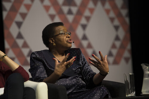21st International AIDS Conference (AIDS 2016), Durban, South Africa.
What a Girl Wants: Sexual and Reproductive Health and Rights, Treatment Access and Gender Equality (TUSS01)
Graça Machel, Graça Machel Trust, Mozambique, 19 July, 2016.
Photo©International AIDS Society/Rogan Ward