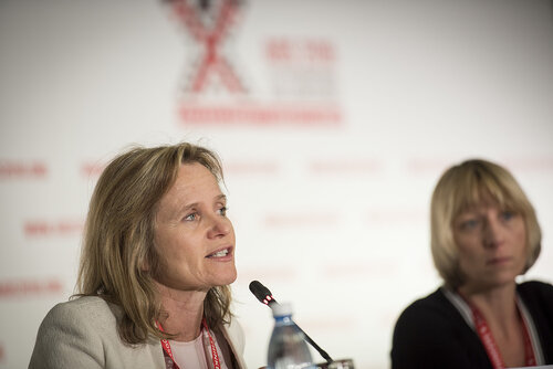 21st International AIDS Conference (AIDS 2016), Durban, South Africa.
Photo shows the official HIV Cure Research Press Conference.
Photo©International AIDS Society/Steve Forrest/Workers' Photos