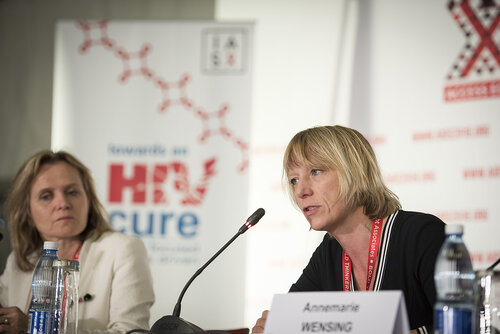 21st International AIDS Conference (AIDS 2016), Durban, South Africa.
Photo shows the official HIV Cure Research Press Conference.
Photo©International AIDS Society/Steve Forrest/Workers' Photos