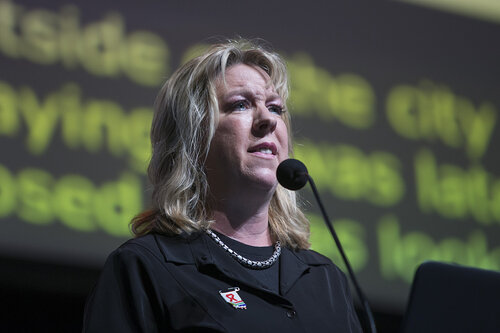21st International AIDS Conference (AIDS 2016), Durban, South Africa.
Where are we now? (TUPL02). Steffanie A. Strathdee, University of California San Diego, United States speaks, 19 July, 2016.
Photo©International AIDS Society/Rogan Ward