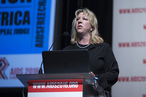 21st International AIDS Conference (AIDS 2016), Durban, South Africa.
Where are we now? (TUPL02). Steffanie A. Strathdee, University of California San Diego, United States speaks, 19 July, 2016.
Photo©International AIDS Society/Rogan Ward