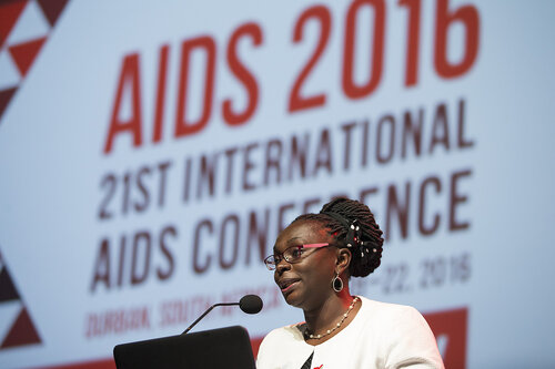 21st International AIDS Conference (AIDS 2016), Durban, South Africa.
Where are we now? (TUPL03).  Elizabeth Bukusi, Kenya Medical Research Institute (KEMRI), Kenya speaks, 19 July, 2016.
Photo©International AIDS Society/Rogan Ward