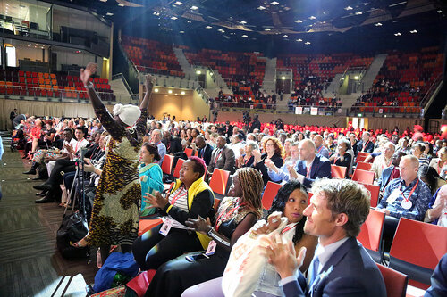 21st International AIDS Conference (AIDS 2016), Durban, South Africa.
Tuesday 19th July 2016, VENUE : Durban ICC Session Hall 1
Tuesday Plenary

Photo©International AIDS Society/Abhi Indrarajan