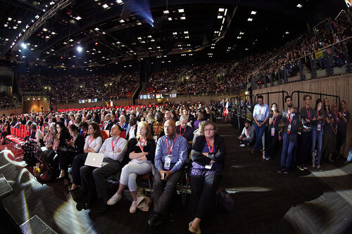 21st International AIDS Conference (AIDS 2016), Durban, South Africa.
Tuesday 19th July 2016, VENUE : Durban ICC Session Hall 1
Tuesday Plenary

Photo©International AIDS Society/Abhi Indrarajan