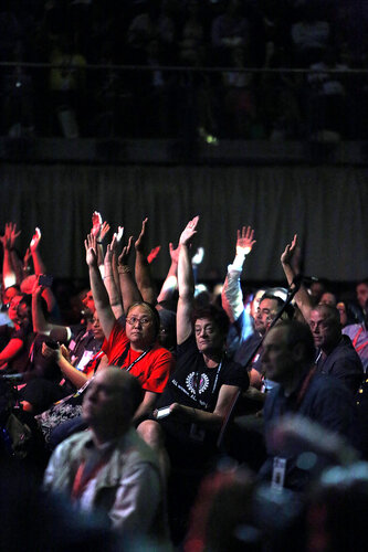 21st International AIDS Conference (AIDS 2016), Durban, South Africa.
Tuesday 19th July 2016, VENUE : Durban ICC Session Hall 1
Tuesday Plenary

Photo©International AIDS Society/Abhi Indrarajan