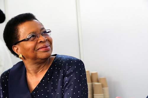 21st International AIDS Conference (AIDS 2016), Durban, South Africa.
Tuesday 19th July 2016, VENUE : Durban ICC (Green Room)
Tuesday Plenary

Graca Machel

Photo©International AIDS Society/Abhi Indrarajan