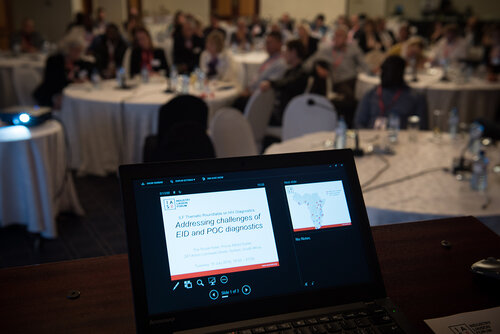 21st International AIDS Conference (AIDS 2016), Durban, South Africa. Photo shows: ILF Thematic Roundtable on HIV diagnostics: Addressing challenges of EID and POC diagnostics. Photo©International AIDS Society/Marcus Rose