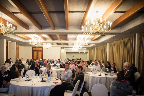 21st International AIDS Conference (AIDS 2016), Durban, South Africa. Photo shows: ILF Thematic Roundtable on HIV diagnostics: Addressing challenges of EID and POC diagnostics. Photo©International AIDS Society/Marcus Rose