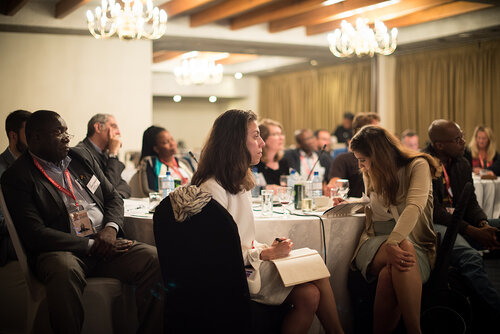 21st International AIDS Conference (AIDS 2016), Durban, South Africa. Photo shows: ILF Thematic Roundtable on HIV diagnostics: Addressing challenges of EID and POC diagnostics. Photo©International AIDS Society/Marcus Rose