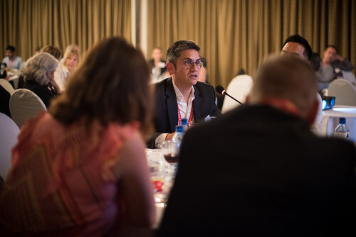 21st International AIDS Conference (AIDS 2016), Durban, South Africa. Photo shows: ILF Thematic Roundtable on HIV diagnostics: Addressing challenges of EID and POC diagnostics. Photo©International AIDS Society/Marcus Rose